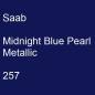 Preview: Saab, Midnight Blue Pearl Metallic, 257.